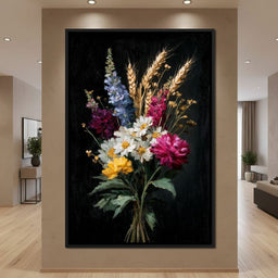 Wildflower Spring Bouquet - NicheCanvas