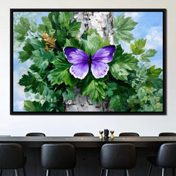 Fluttering Nature's Embrace - NicheCanvas