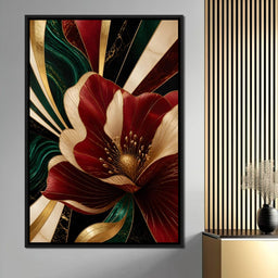 Gilded Petals Of Luxury - NicheCanvas