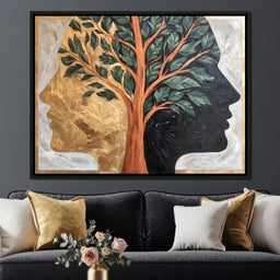 Dual Reflections of Nature - NicheCanvas