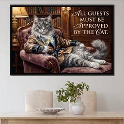 The Feline Gatekeeper Decides - NicheCanvas