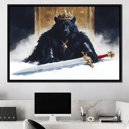 Sovereign Panther Knight - NicheCanvas