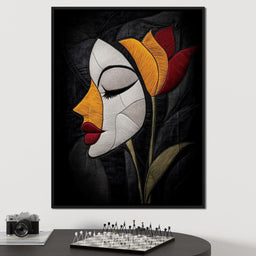 Embroidered Grace - TooplesArt - NicheCanvas