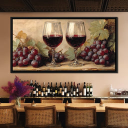 Wine Lovers Vineyard Charm - NicheCanvas