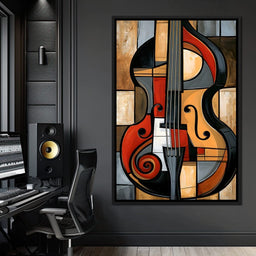 Rhythm of Fragmented Geometric Strings - NicheCanvas