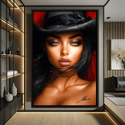 Infinite Allure Portrait - NicheCanvas