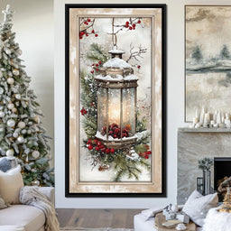 Lantern Glow Winter Enchantment - NicheCanvas