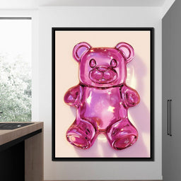 Pink Bear Gummy - NicheCanvas
