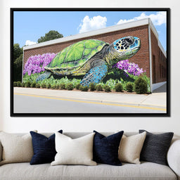 Street Art - Sea Turtle - NicheCanvas