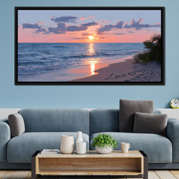 Ocean Dawn Romantic Skies - NicheCanvas