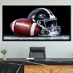 Gridiron Glory Under Night Lights - NicheCanvas