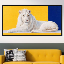 Majestic Sentinel Lion - NicheCanvas