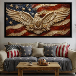 Sovereign Wings Above The Union - NicheCanvas