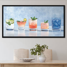 Colorful Cocktails - NicheCanvas