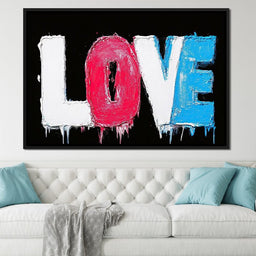 Colorful Expression of Love - NicheCanvas