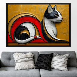 Golden Whiskers Symphony - NicheCanvas