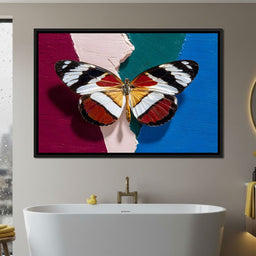 Butterfly Colorblock Flight - NicheCanvas