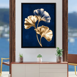 Gilded Leaves Upon The Deep Night - NicheCanvas