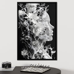 Floral Interlaced Reverie - NicheCanvas