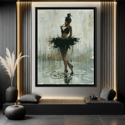 Ballet Dancer's Moment in Time - NicheCanvas