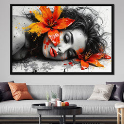 Flower Poise - Johanjjf - NicheCanvas