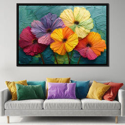 Bloomstorm in Brushstrokes - TooplesArt - NicheCanvas