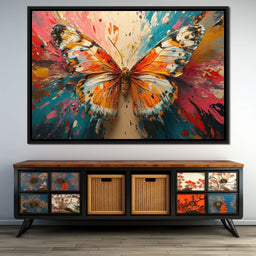 Butterfly Symphony Burst - NicheCanvas