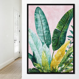Tropical Leaf Harmony - NicheCanvas
