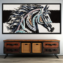 Majestic Stallion Tapestry - Alicia Smith - NicheCanvas