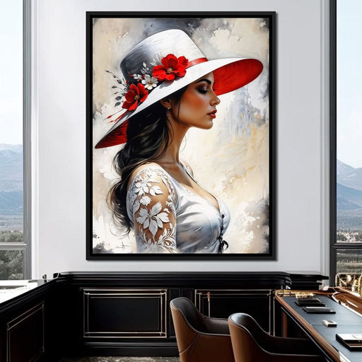 Female Portrait 353 - Johanjjf Canvas Print