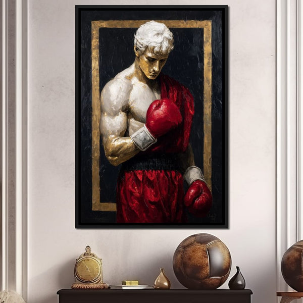 Golden Frame Boxing Champion | NicheCanvas