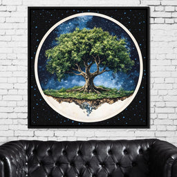 Celestial Roots Tree - NicheCanvas