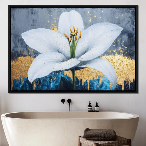 Golden Blossom Essence Canvas Print