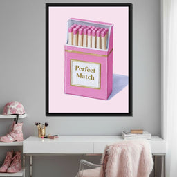 Perfect Match Pink Matchbox - NicheCanvas