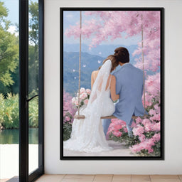 Wedding Vows Under Blossom Skies - NicheCanvas