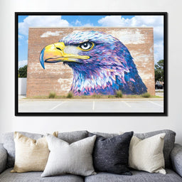 Street Art - Eagle Majesty - NicheCanvas