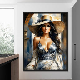 Female Portrait 285 - Johanjjf - NicheCanvas