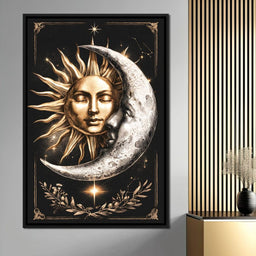Embrace of the Solar Lunar Cycle - NicheCanvas