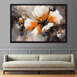 Radiant Floral Tempest - NicheCanvas