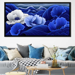 Blossoms by the Azure Seal - TooplesArt - NicheCanvas