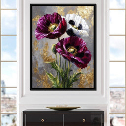 Golden Poppy Petal Sonata - NicheCanvas