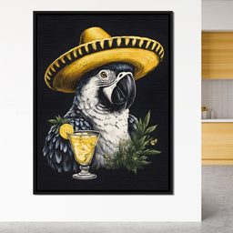 Parrot Fiesta - NicheCanvas