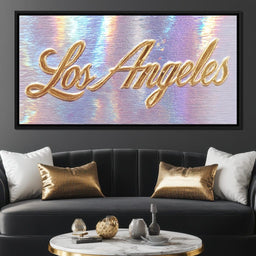 Golden Dreams of LA Sunset - NicheCanvas