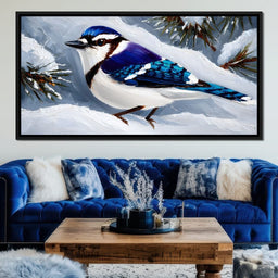Winter Plume Tranquility - NicheCanvas