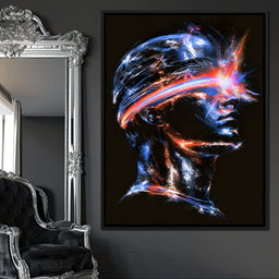 Synthwave Abstract Master Mind - NicheCanvas