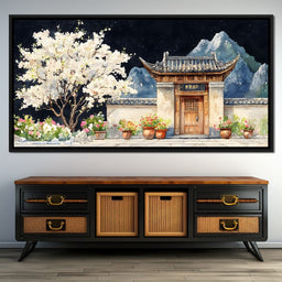 Acient Japanese City - NicheCanvas