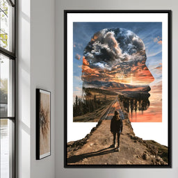 Where The Mind Travels Toward Home - NicheCanvas