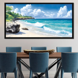 Tranquil Shores Escape - NicheCanvas