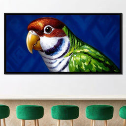 Vivid Parrot Elegance - NicheCanvas