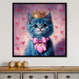 Royal Feline Heart Charmer - NicheCanvas